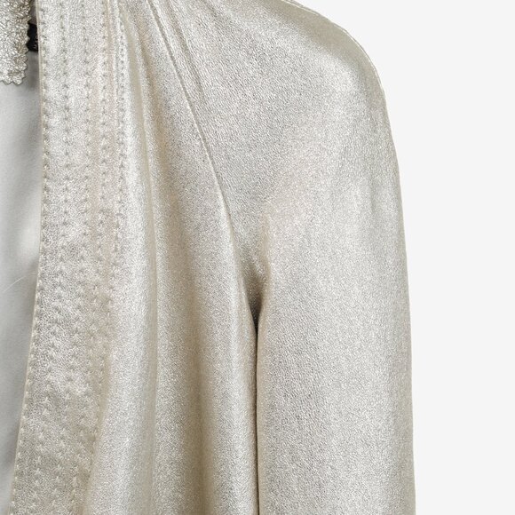 Donna Karan Vintage Golden Lambskin Suede Jacket - Picture 5 of 10